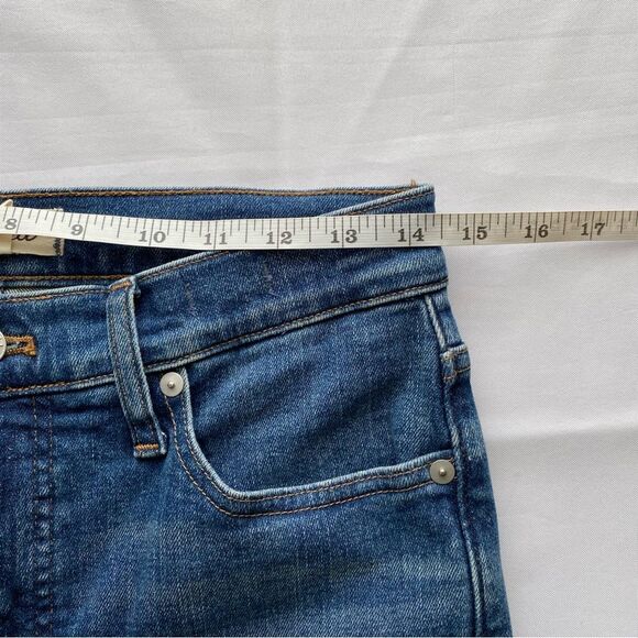 Madewell Mather Wash Mid-Rise Kick Out Crop Jeans Size 26 - Picture 13 of 16